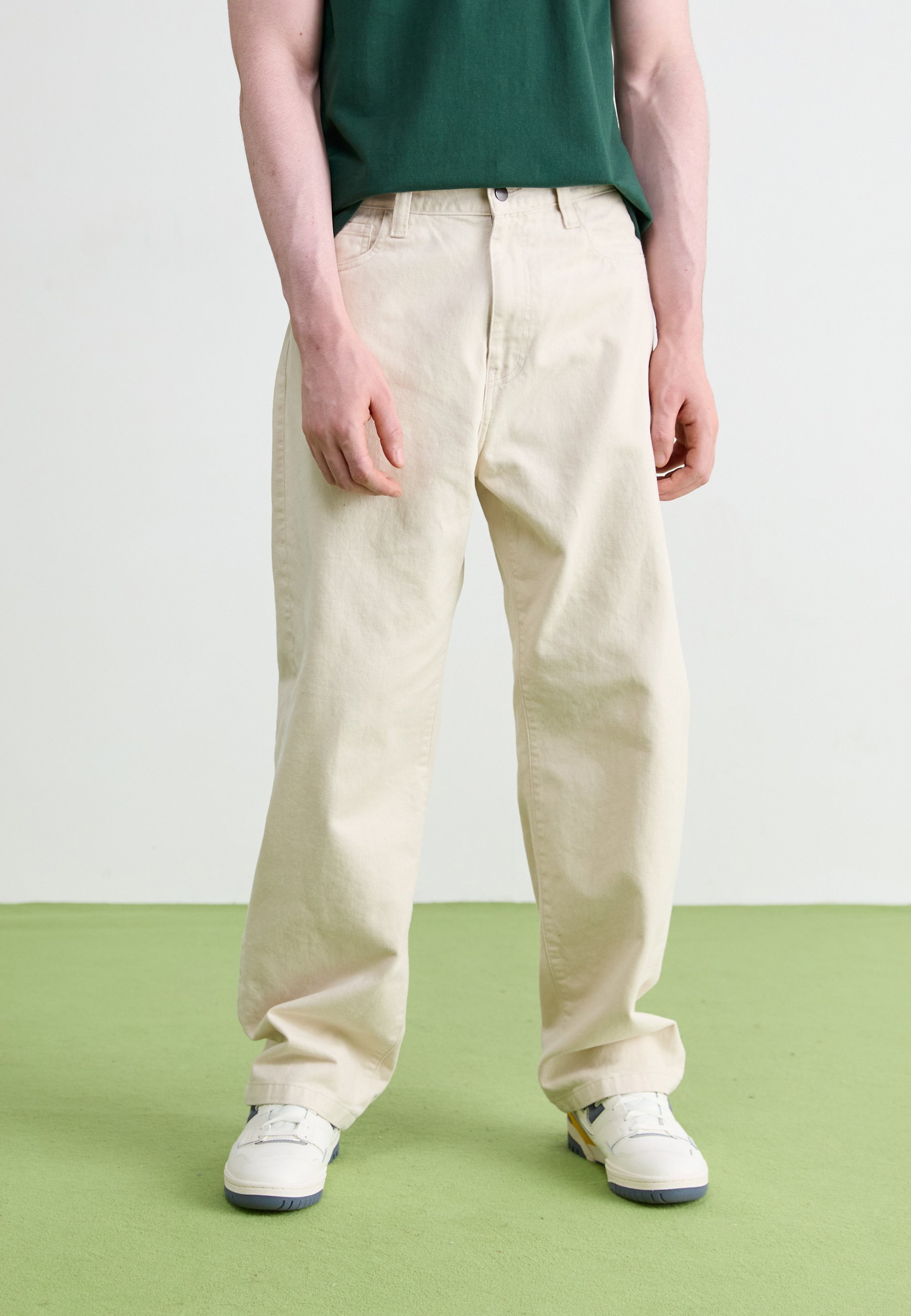 Carhartt WIP LANDON PANT - Relaxed fit jeans - moonbeam rinsed/off 