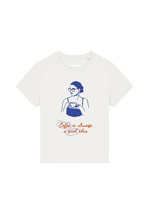 watapparel, COFFEE IS A GOOD IDEA - T-Shirt print - off white