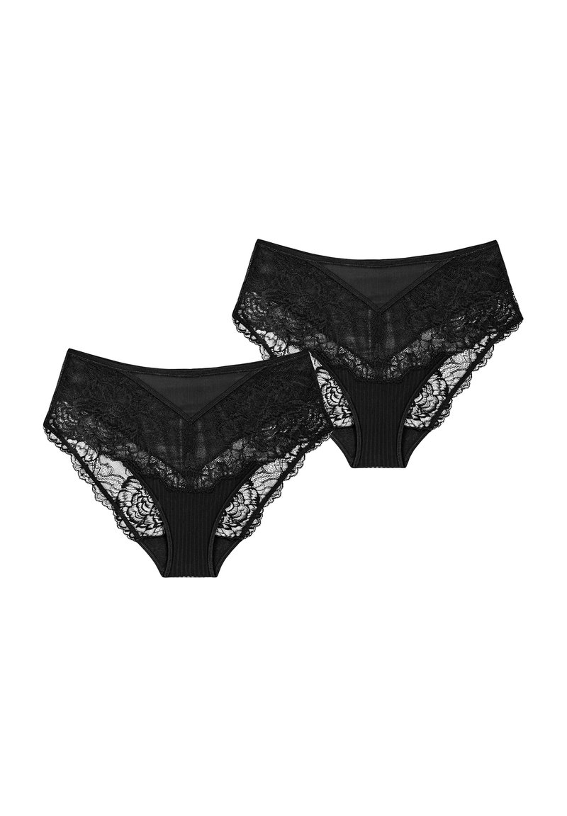 Triumph 2-PACK Slip black/zwart