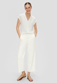 s.Oliver BLACK LABEL T-Shirt basic - ecru