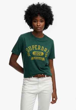 VINTAGE PREP  - T-shirt print - june bug green