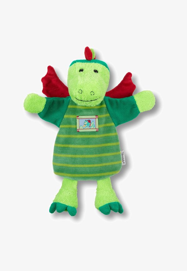 HANDPUPPE DRACHE - Kuscheltier - mehrfarbig