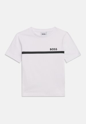 BOSS Kidswear, SHORT SLEEVES TEE - Trükipildiga T-särk - white