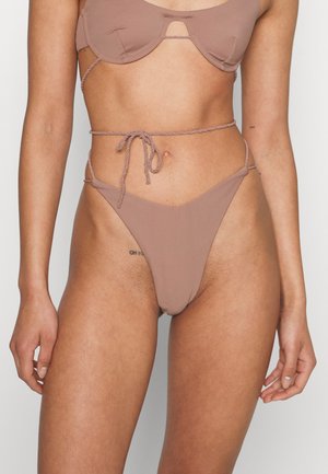 We Are We Wear ECO GEORGIE CHAIN SIDE PANT - Slip bikini - mushroom