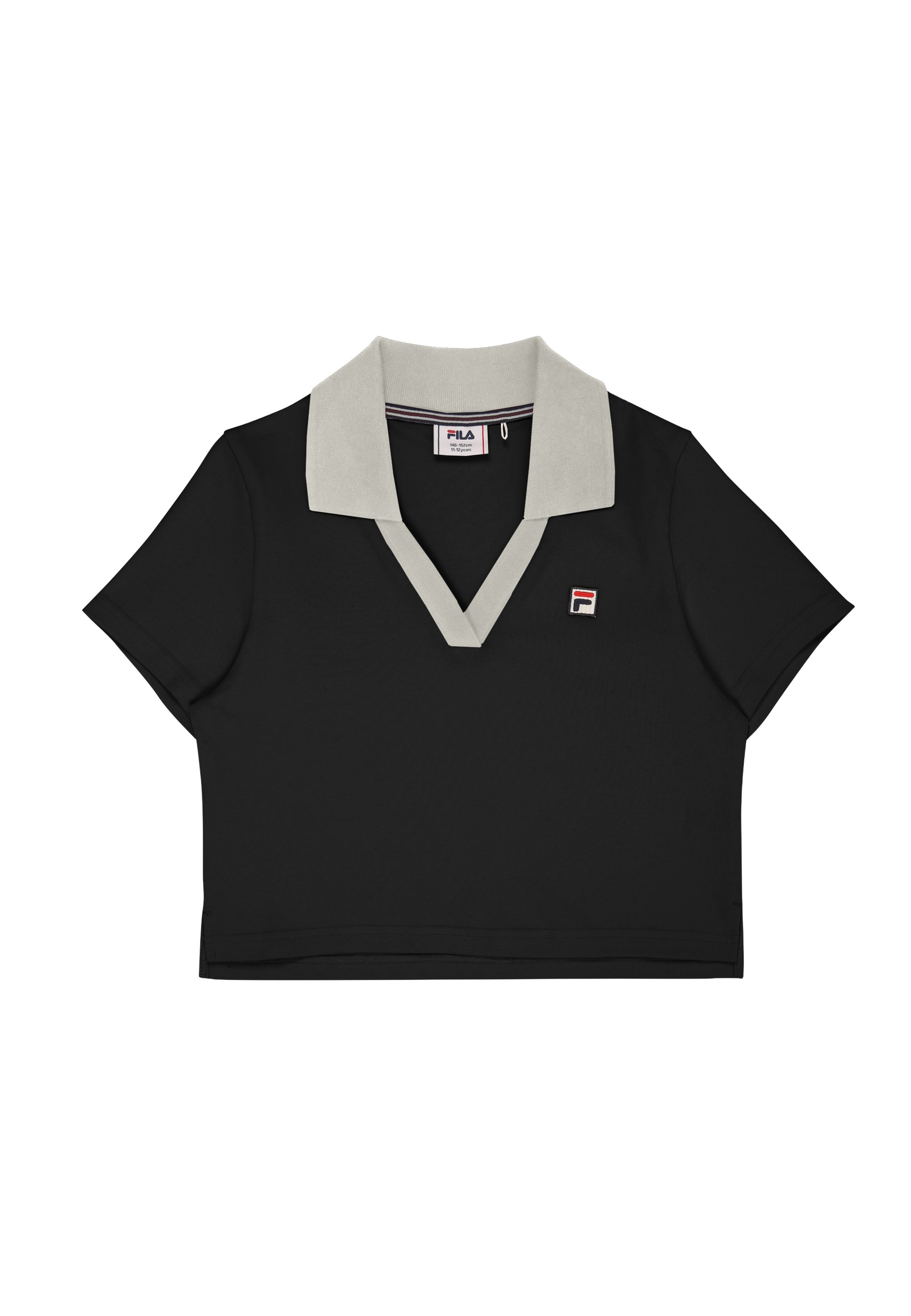 Fila APPAREL VENARIA CROPPED Polo black/negro