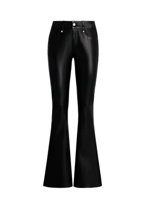Luisa Spagnoli ORIGINARIO - Pantalon en cuir - nero
