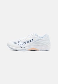 Mizuno - LIGHTNING STAR Z7 JR UNISEX - Volejbola kurpes - white/halogen blue/peach parfa Miniatūras attēls 1