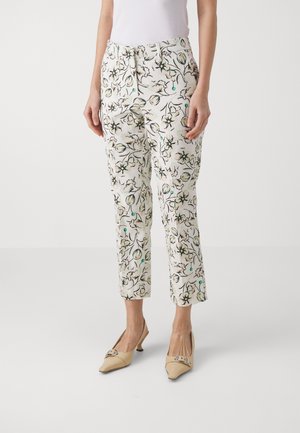 PINETA - Pantalon classique - white/multicoloured