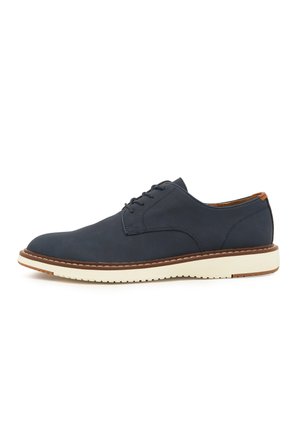 Scarpe Da Ginnastica Catesby Uomo In Pelle Blu Navy - Stringate, Casual, Taglie 7-12