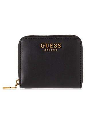 Guess LAUREL SMALL ZIP AROUND - Portefeuille - black