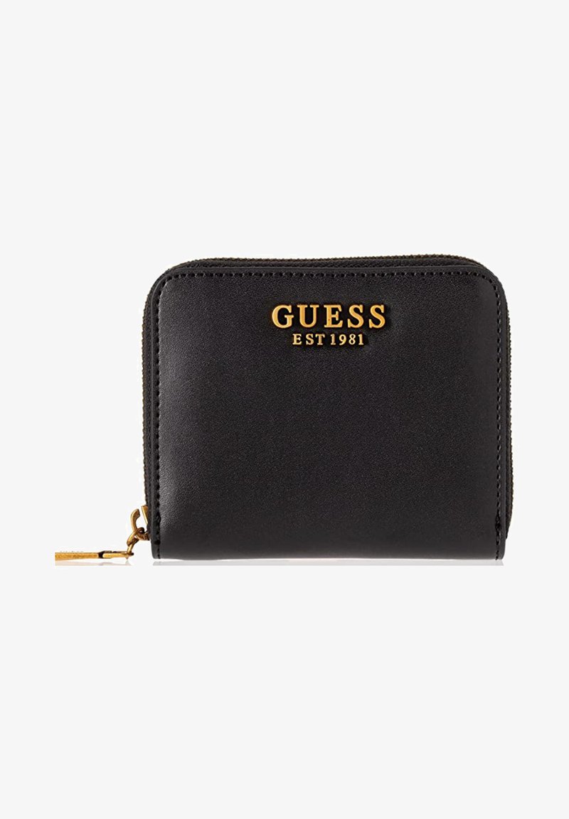 Guess - LAUREL SMALL ZIP AROUND - Plånbok - black, Förstora