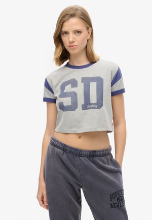 Superdry & Co ATHLETIC ESSENTIALS  - T-shirts print - grey marl