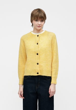 SLFLULU CARDIGAN - Strickjacke - ochre melange