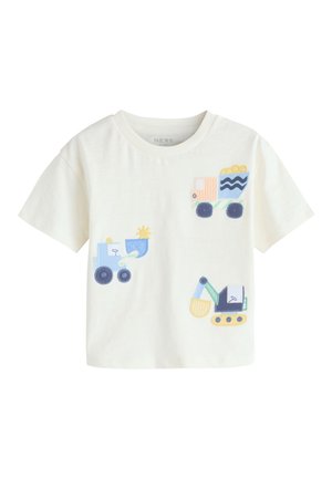 Next, REGULAR FIT - SHORT SLEEVE APPLIQUÉ T-SHIRT  . - Print T-shirt - neutral digger trio