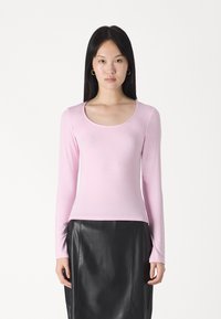Gina Tricot SOFT TOUCH  - Majica z dolgimi rokavi - pink lady