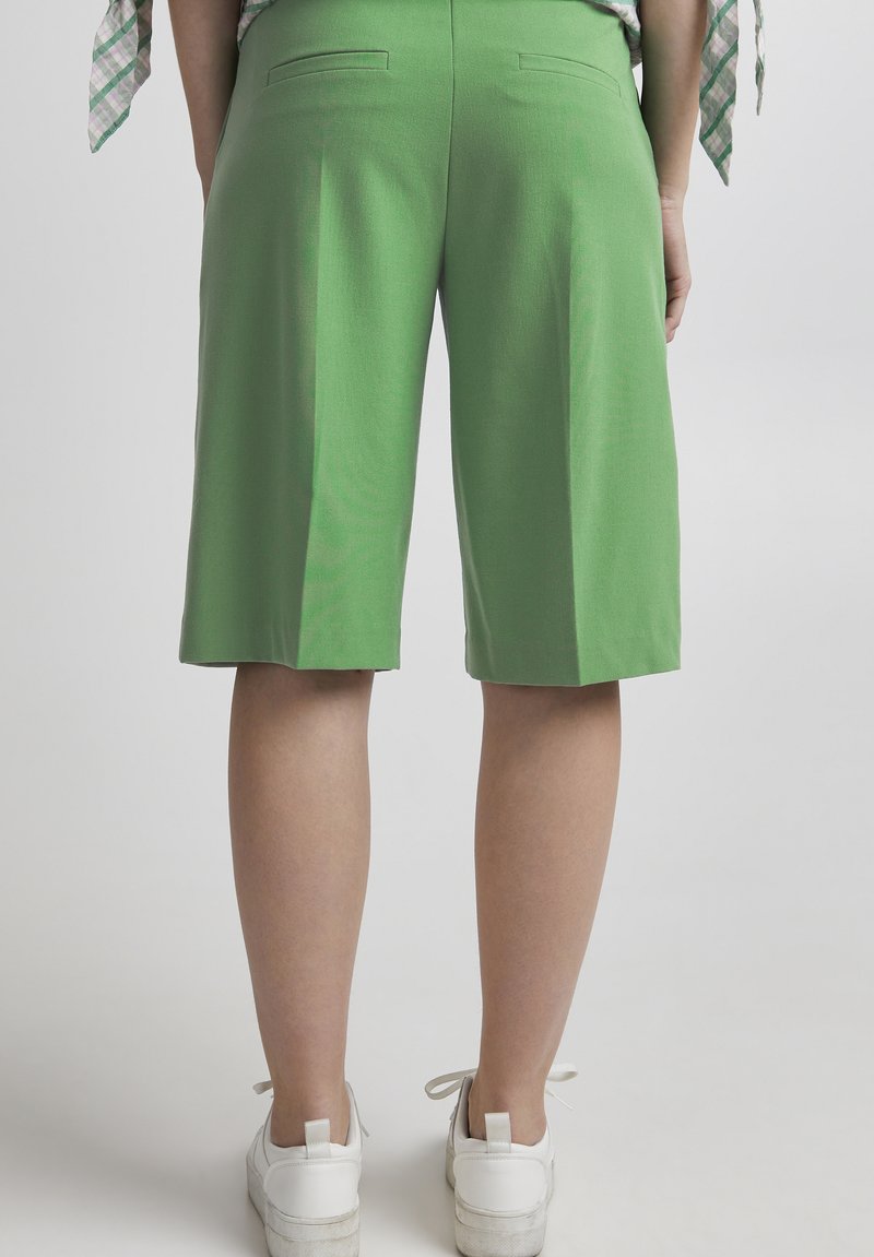 Damen Kleider | b.young BYDANTA Shorts mint green/grey denim - GO24672 Damen Kleider | b.young BYDANTA Shorts mint green/grey denim - GO24672