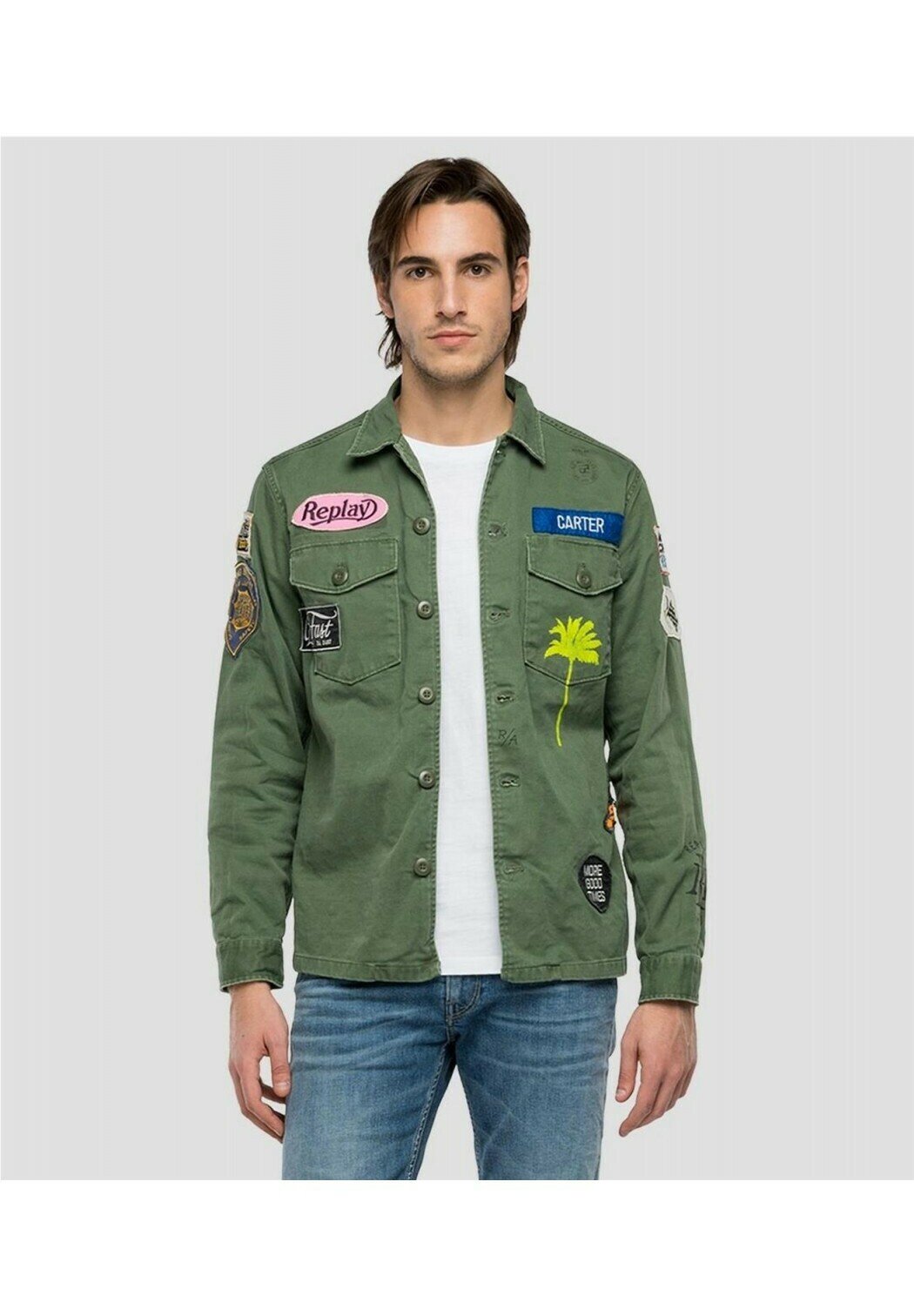 Replay MOTO - Giacca leggera - green/verde - Zalando.it