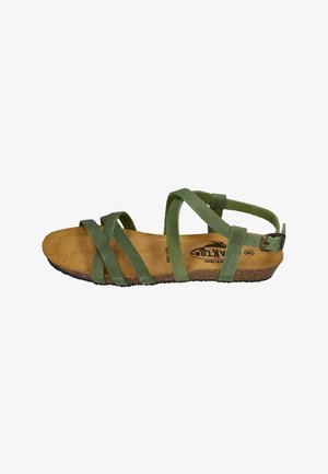 PLAKTON, PLAKTON DAMEN SANDALEN FRAN VALI 405184 GREEN - Sandals - green