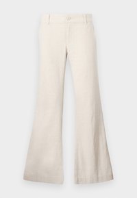 TAILORED BAGGY FLARE - Trousers - white