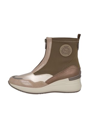 Botines de cuña - taupe