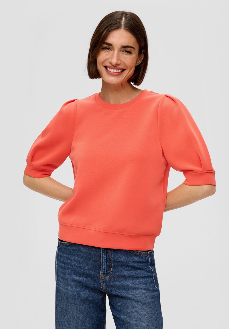 s.Oliver KURZARM - T-Shirt basic - hellorange