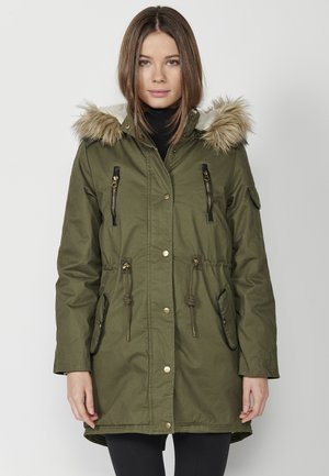 PADDED - Parka - kaki khaki