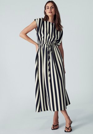 WILLA CAROL MIDI - Päevakleit - blue stripe