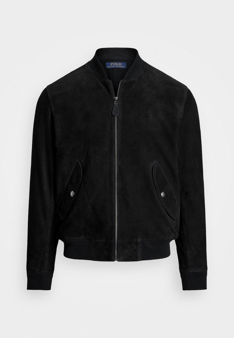 Polo Ralph Lauren SUEDE BOMBER JACKET - Bomber stiliaus striukė - collection navy