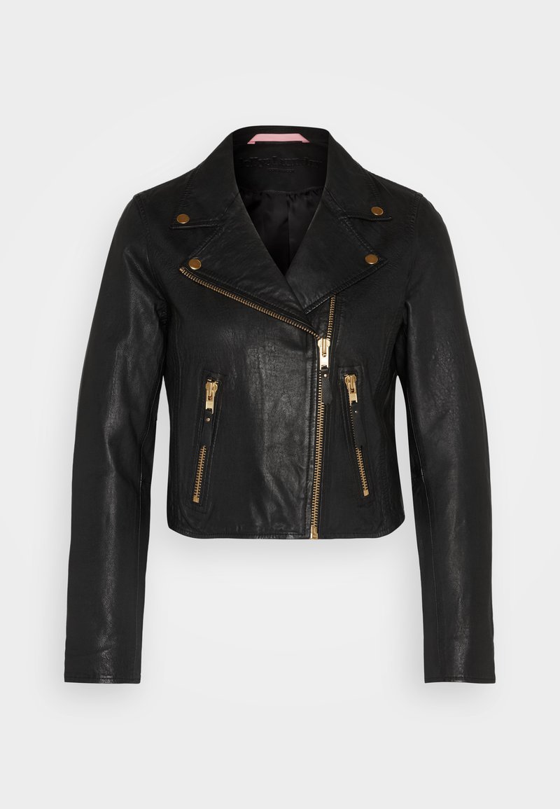 Lollys Laundry Leren jas zwart Lollys Laundry Leren jas zwart