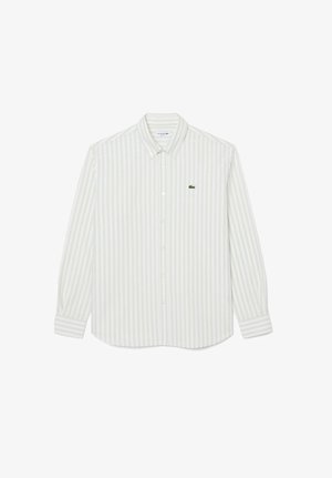 Lacoste, LACOSTE - - Chemise - vert clair blanc-th