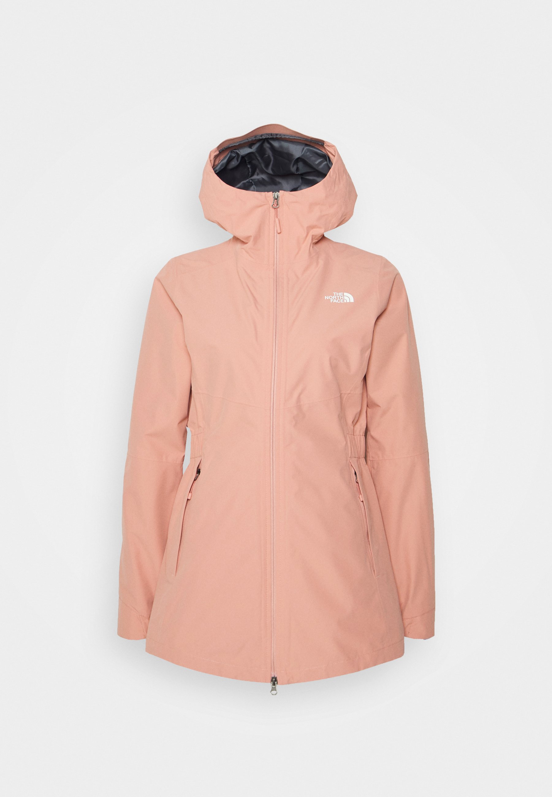 rose pink north face jacket