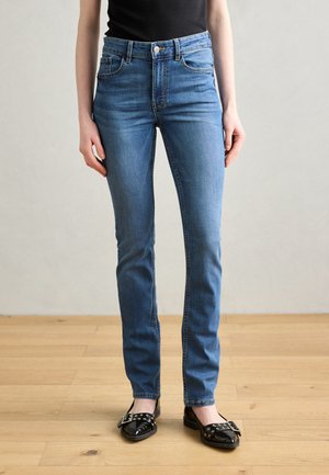 TROUSERS ELLEN - Slimfit džínsy - denim blue