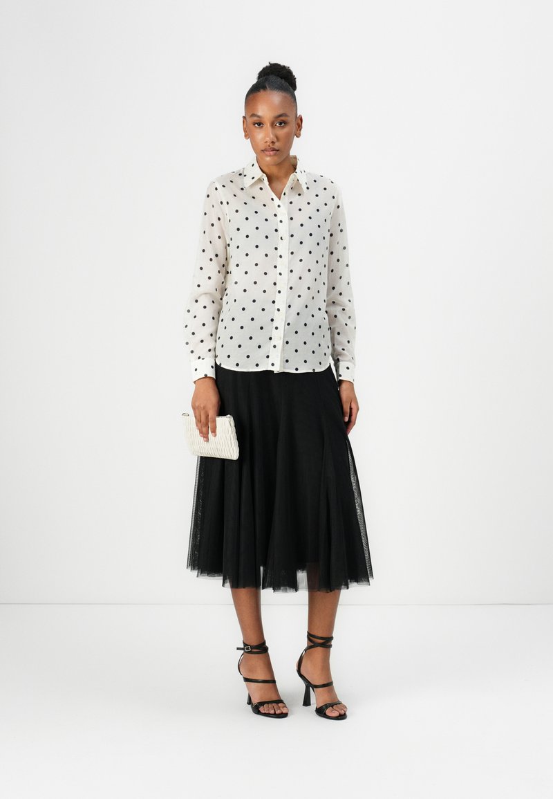WZXHNYYZYQ Jupe à Pois pour Dames D'éTé Jupe A-Ligne Douce Jupe PlisséE