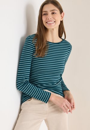 GESTREIFTES - T-shirt à manches longues - grün