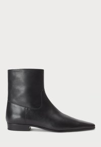 CALFSKIN ANKLE BOOT - Klasične gležnjače - black