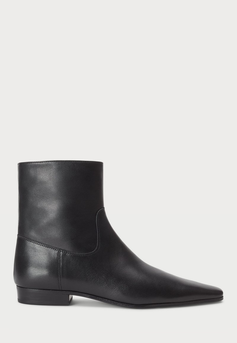 Polo Ralph Lauren CALFSKIN ANKLE BOOT - Stövletter - black