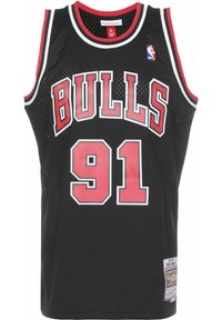 Mitchell & Ness - TRIKOT NBA CHICAGO BULLS - DENNIS RODMAN - NBA dres - black Miniatura obrázku 1