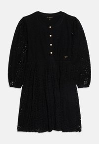 Guess JUNIOR LACE PLEATED DRESS - Cocktail dress / Party dress - jet black