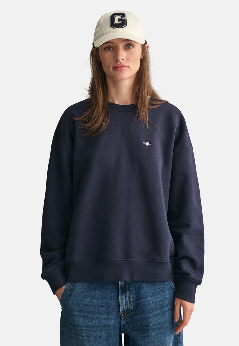 Archive Shield C Neck Sweat 433 Evening Blue main image 1