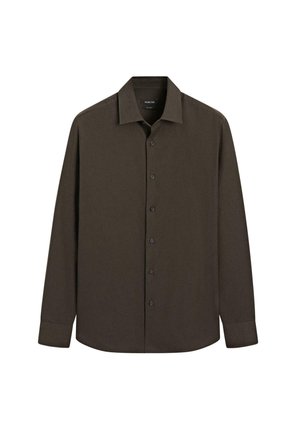 REGULAR FIT - Overhemd - dark brown