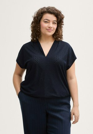 TOM TAILOR Blouse - sky captain blue