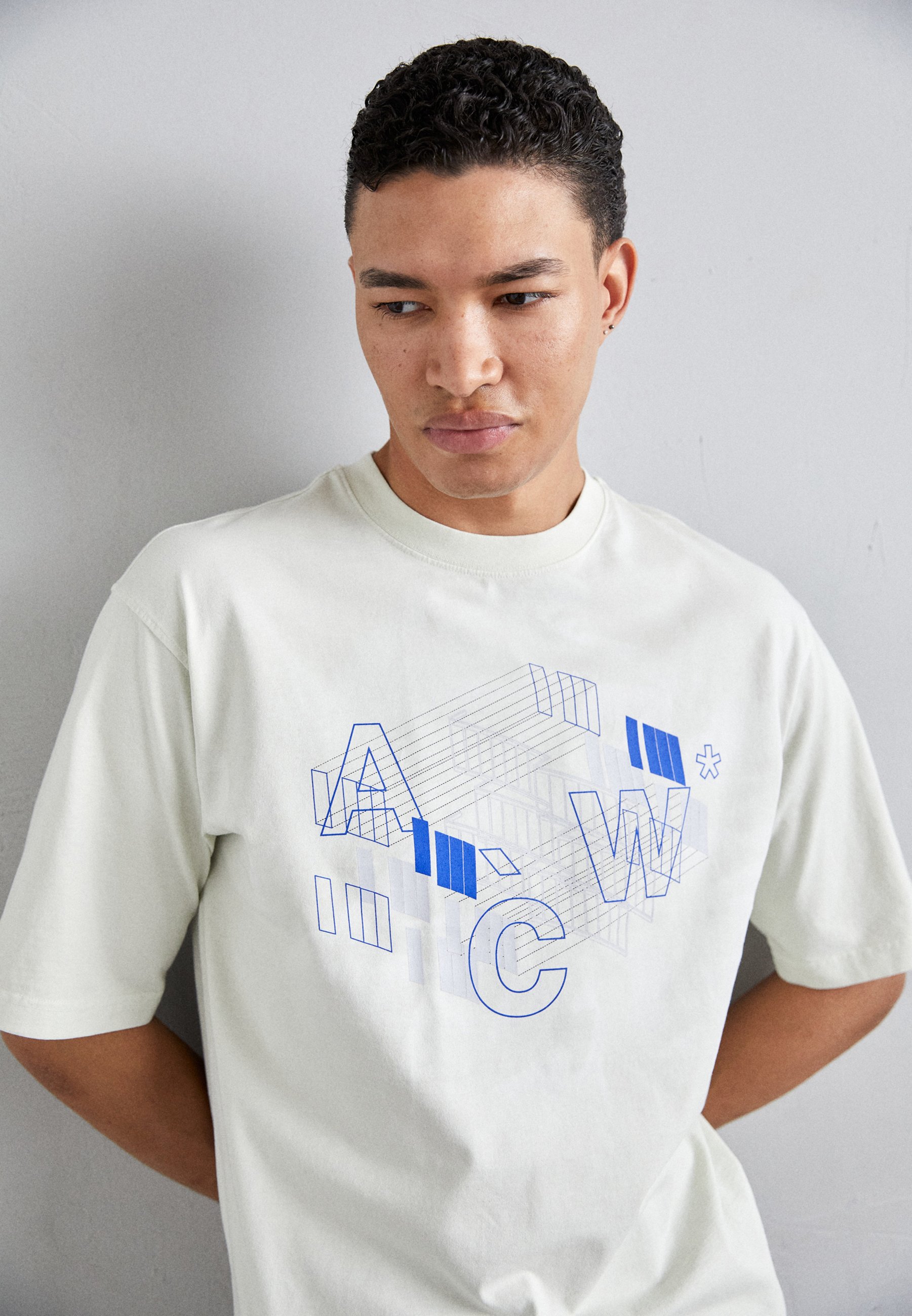 A-COLD-WALL* SCHEMATIC - T-Shirt print - beige bone/beige