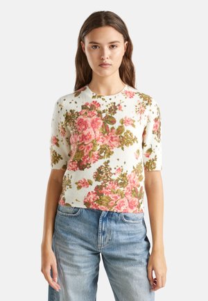 United Colors of Benetton - T-shirt z nadrukiem
