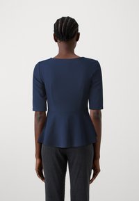 VILA VIBRONTE O NECK - Paprasti marškinėliai - navy blazer