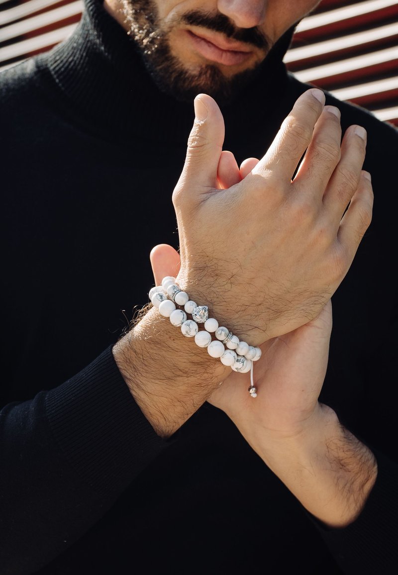 GT collection HOWLITE LION Armband white/weiß Zalando.at