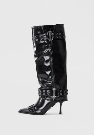 SHOWCASER - High heeled boots - black