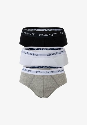 GANT, 3ER PACK SLIM FIT, LOGO STRETCH UNI 3-PACK - Slip - grau