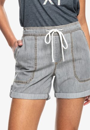 MILADY - Denim shorts - light grey