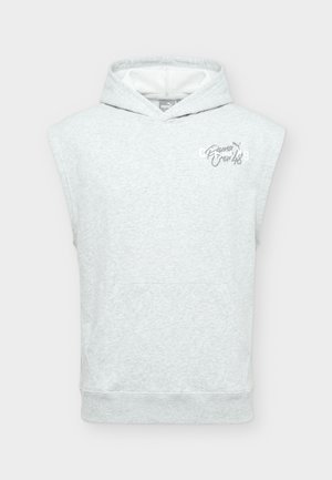 Puma, CREW HOODIE - Kapuutsiga pusa - light gray heather