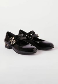 Lipsy BLOCK HEEL DOUBLE STRAP MARY JANE SCHOOL - Balerínky s remienkom okolo členku - black